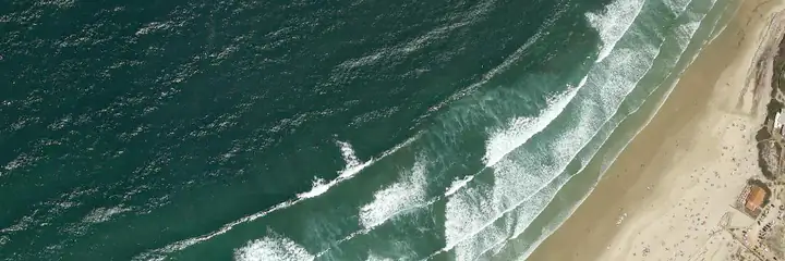 Vue du ciel : Baleal, Peniche
