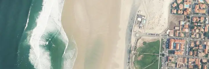 Vue du ciel : La Nord, Biscarrosse