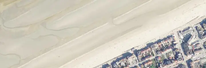 Vue du ciel : Bray-Dunes