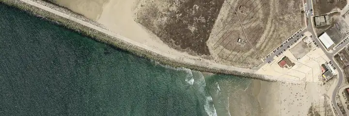 Vue du ciel : Cabedelo (Figueira da Foz), Figueira da Foz
