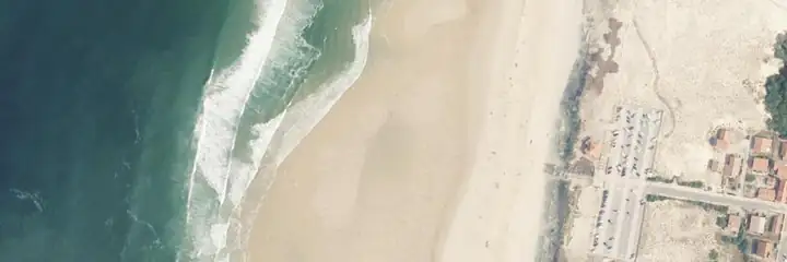 Vue du ciel : Cap de l'Homy, Lit-et-Mixe