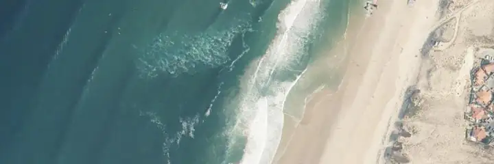 Vue du ciel : La Piste, Capbreton