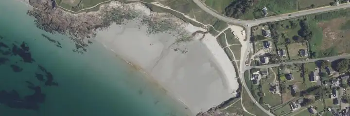 Vue du ciel : Dourveil, Névez