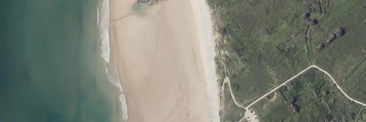 Vue du ciel : La Palue, Crozon