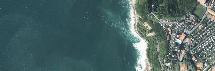 Vue du ciel : Lafitenia, Saint-Jean-de-Luz