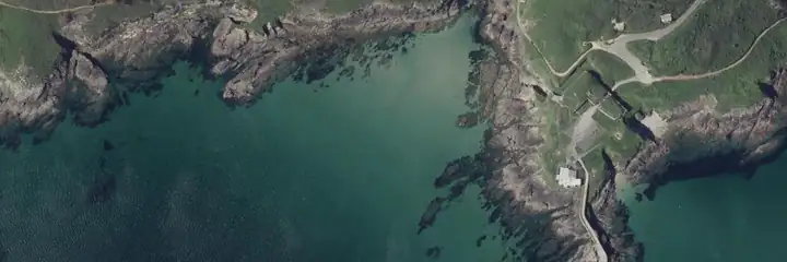 Vue du ciel : Le Minou, Plouzané
