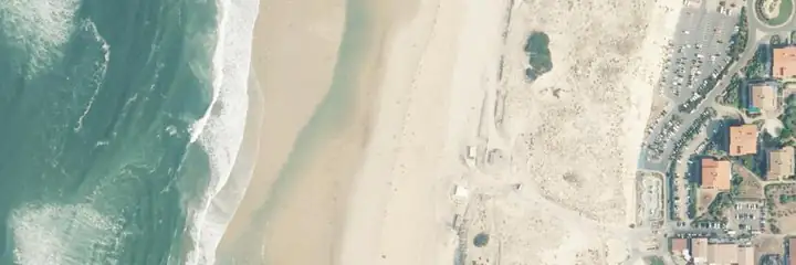 Vue du ciel : Le Penon, Seignosse