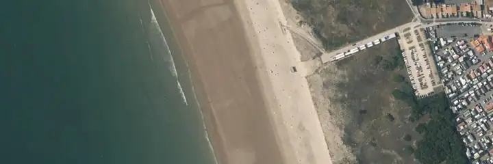 Vue du ciel : Les Dunes, Brétignolles-sur-Mer