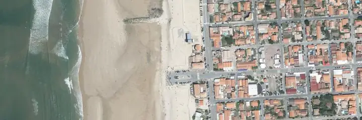Vue du ciel : Montalivet, Vendays-Montalivet