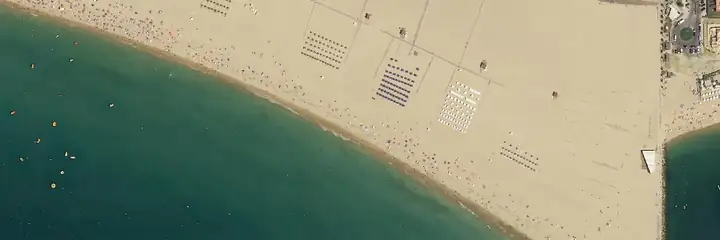 Vue du ciel : Praia da Rocha, Portimão