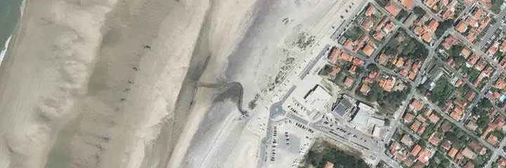 Vue du ciel : Soulac, Soulac-sur-Mer