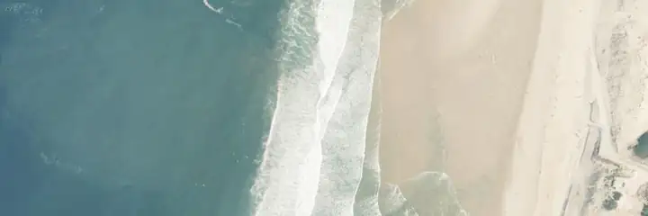 Vue du ciel : Soustons Plage, Soustons