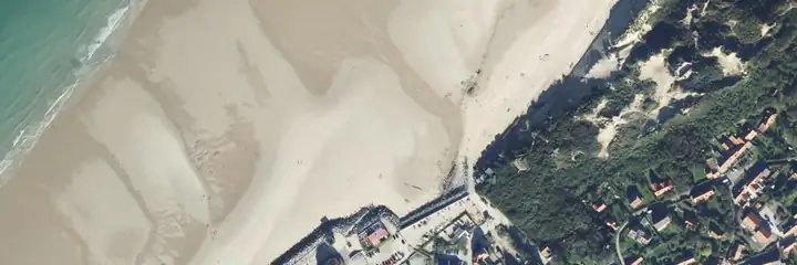 Vue du ciel : Wissant